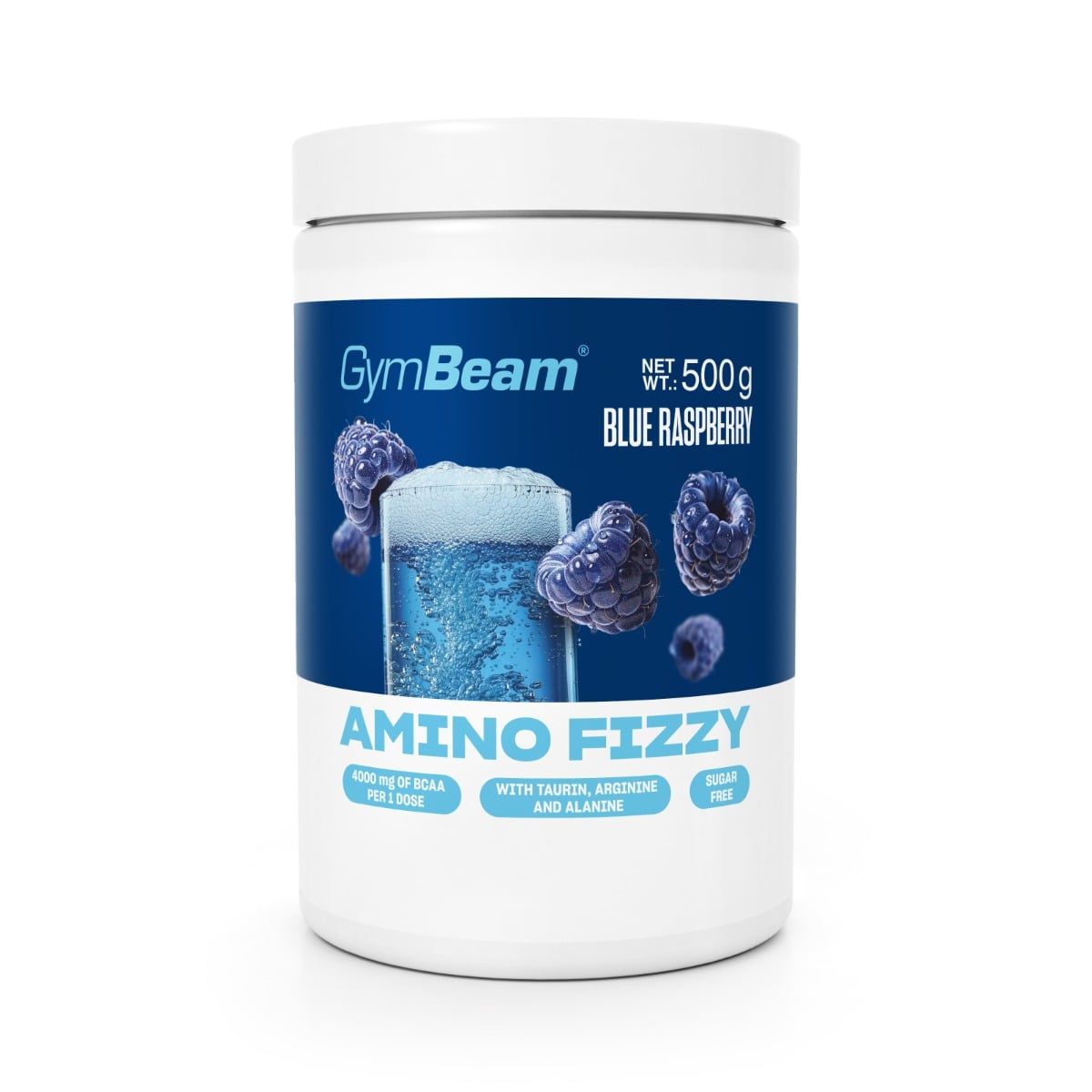 GymBeam Amino Fizzy Aminosäuren-Komplex Brausepulver vegan 500 g Pulver