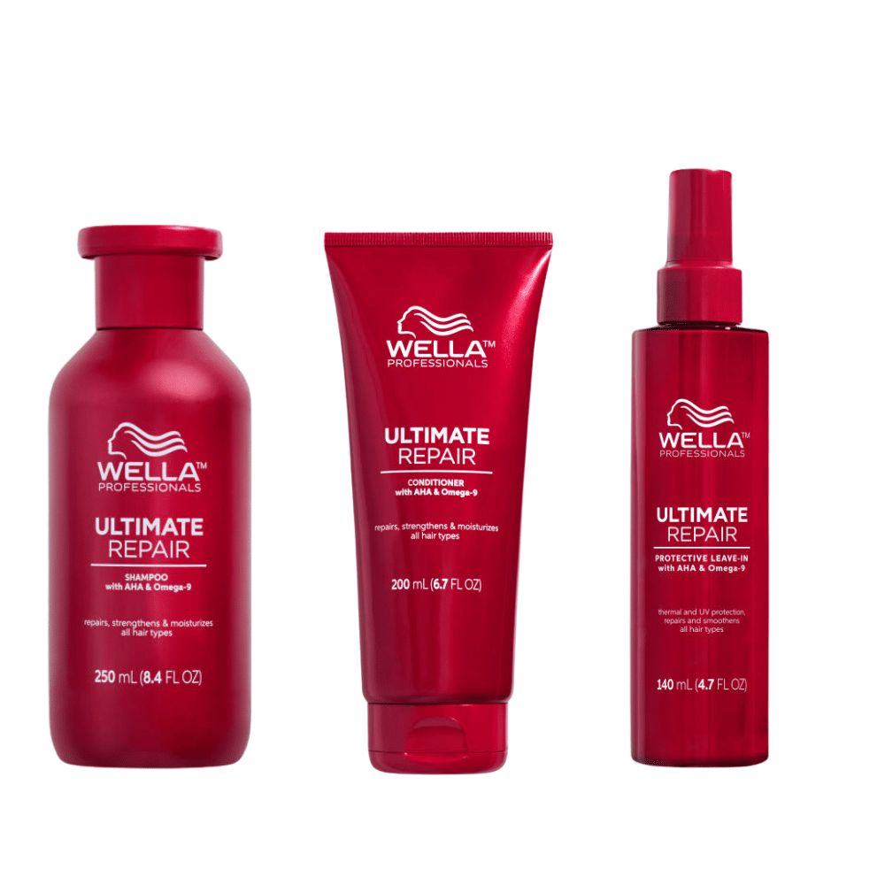 Wella Ultimate Repair Shampoo & Conditioner Leave-In Set 300 ml