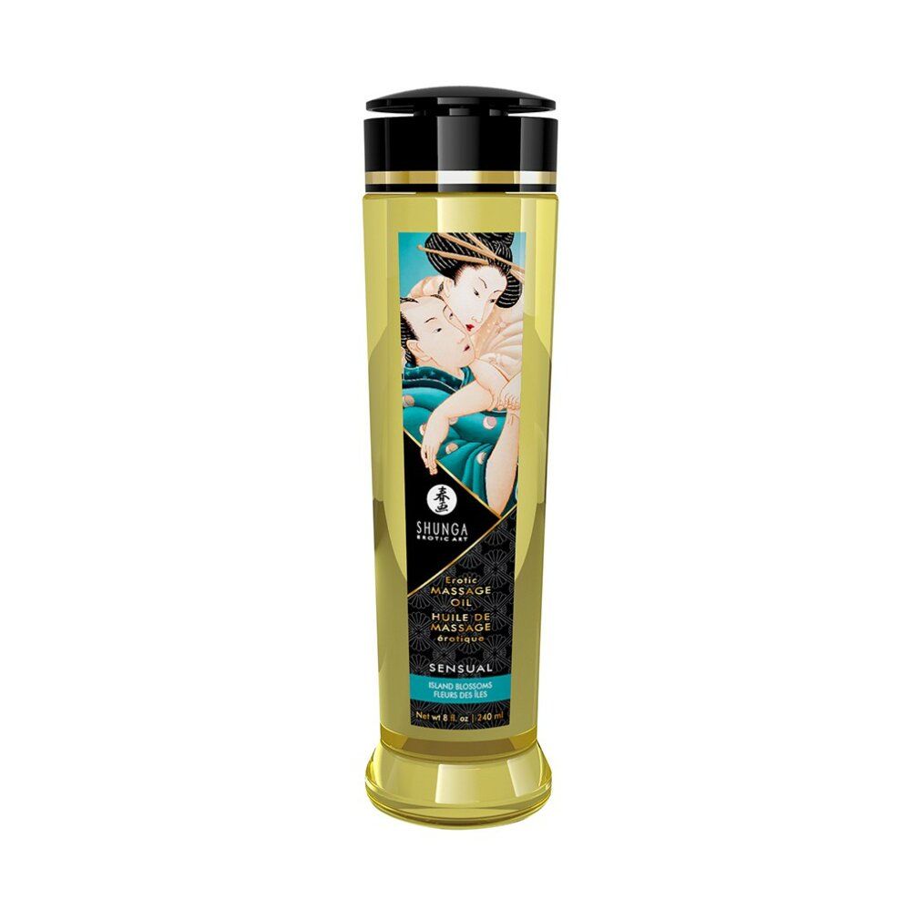 shunga Massage Öl Sensual (Island Blossoms)