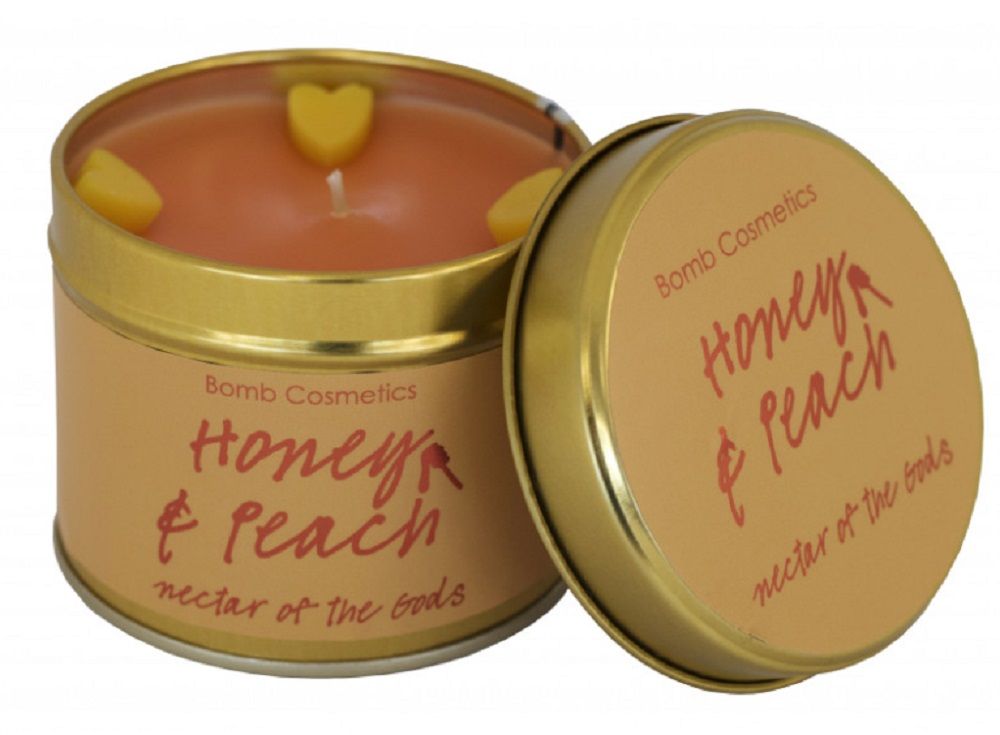 Bomb Cosmetics Kerze Honey & Peach Tinned Candle