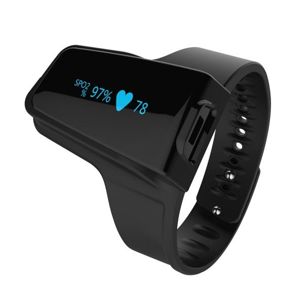 Viatom Checkme O2 Max Handgelenk-Pulsoximeter mit langer Akkulaufzeit und App