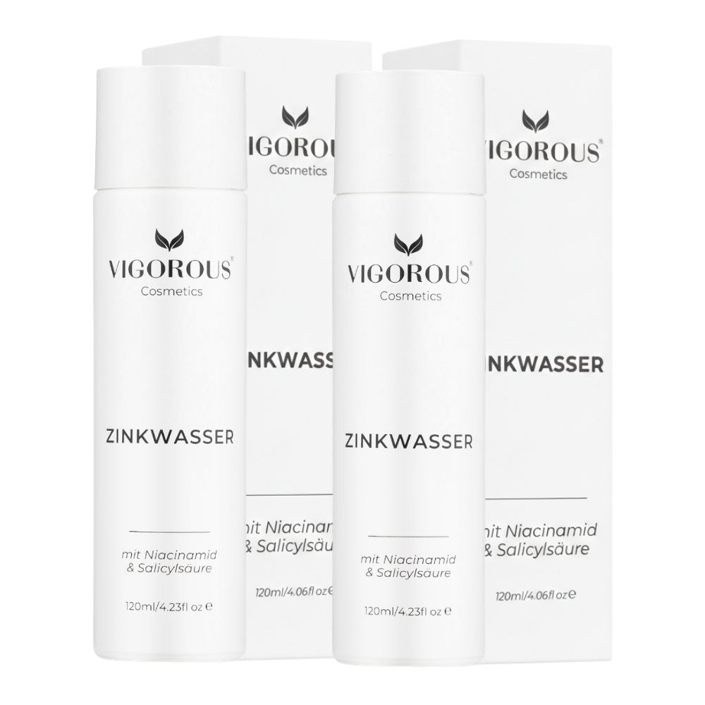 VIGOROUS® Zinkwasser – bekämpft unreine Haut, Akne & Pickel