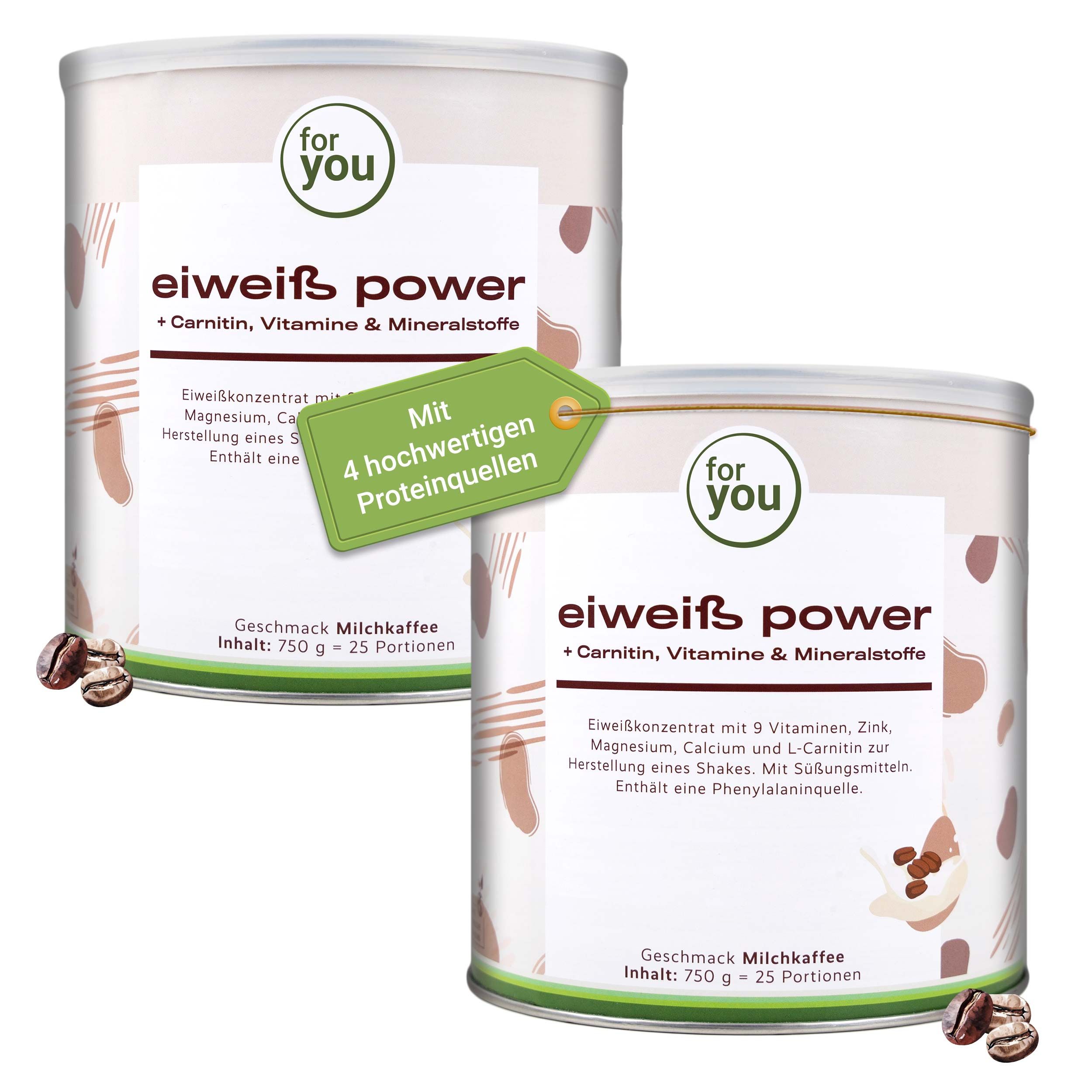 for you Eiweiß Power 750 g Pulver