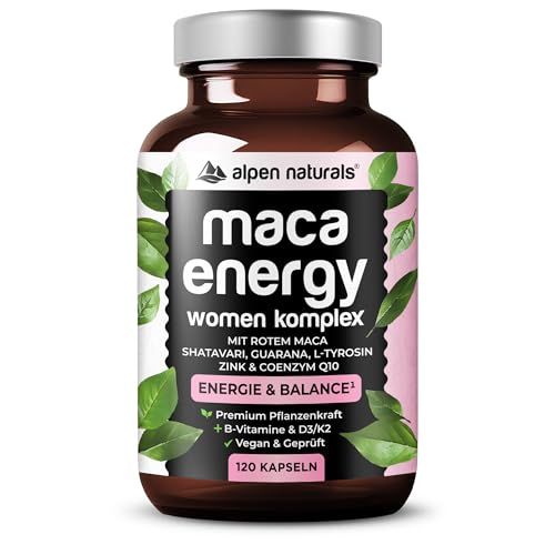 Alpen Naturals Maca Energy Komplex für Frauen 120 St Kapseln