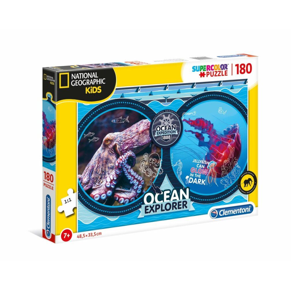 Clementoni 180Pcs Puzzle National Geographic Ocean