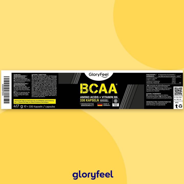 gloryfeel® BCAA 330 Sport Kapseln