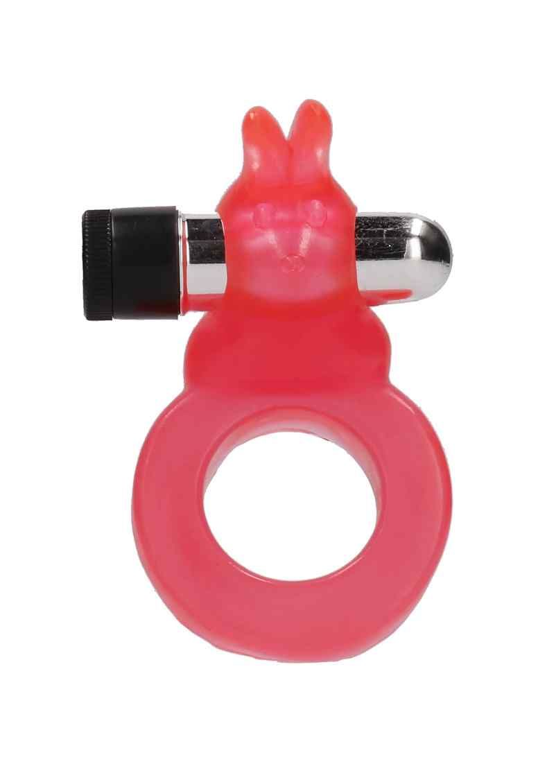 Jelly Rabbit Cockring Red