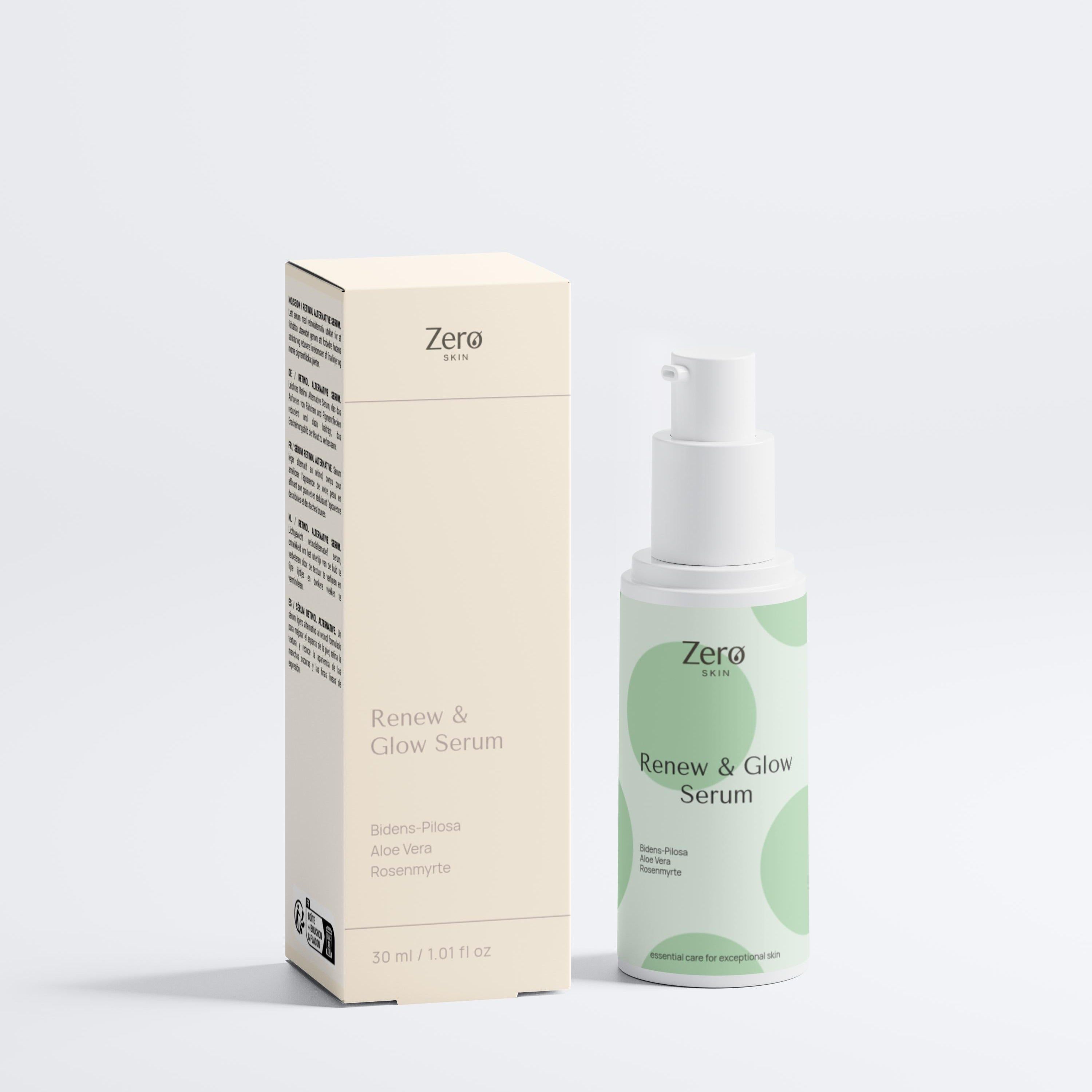 Zero Skin Renew & Glow Serum, glättend strahlkraftfördernd für reife und fahle Haut