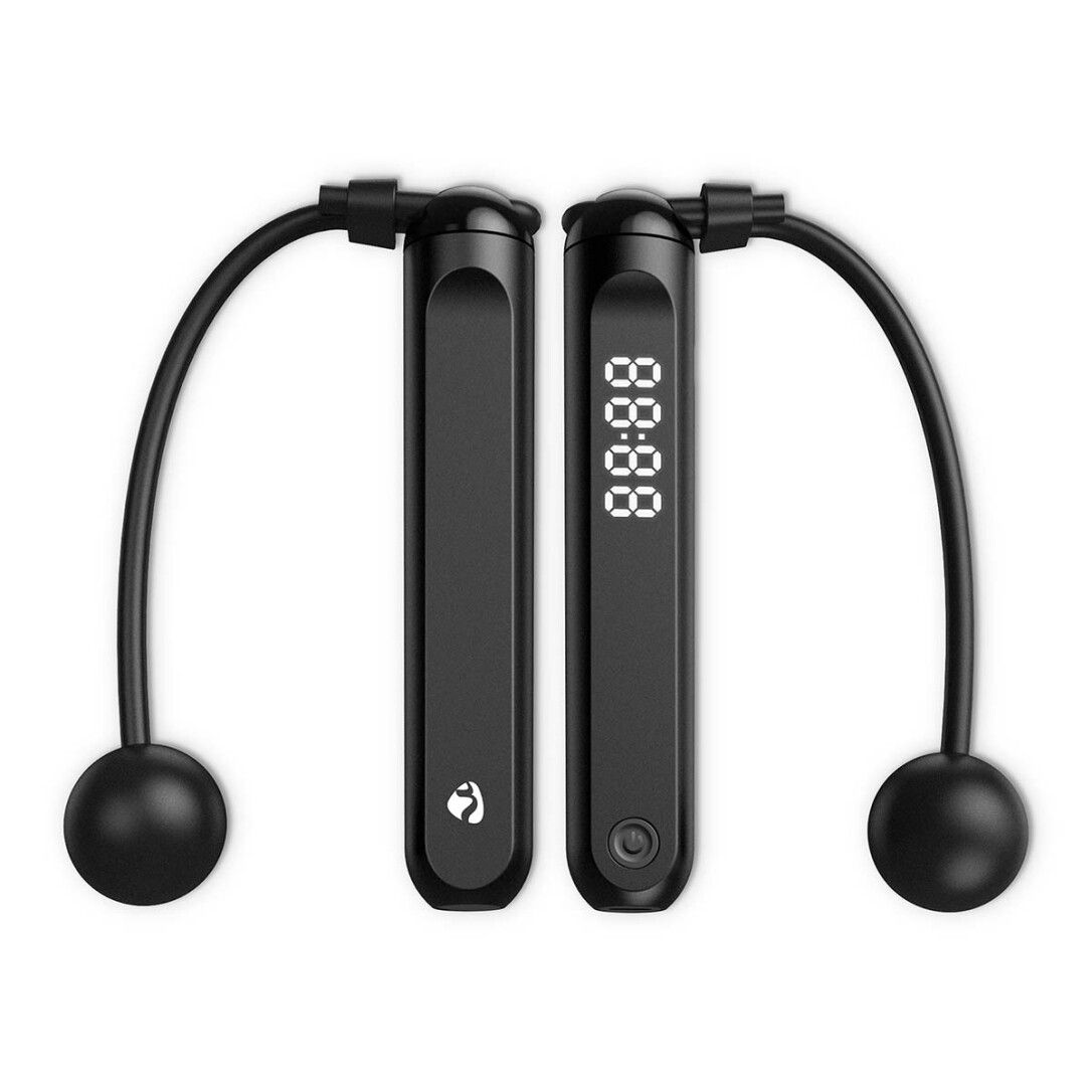 Nedis SmartLife Outdoor-Sport / Sprungseil / Bluetooth® / Dual Hall sensor / LED-Anzeige / PVC / 3.