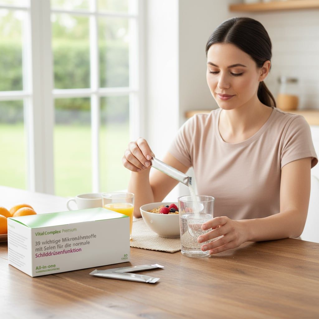 VitalComplex Premium mit Selen für die normale Schilddrüsenfunktion