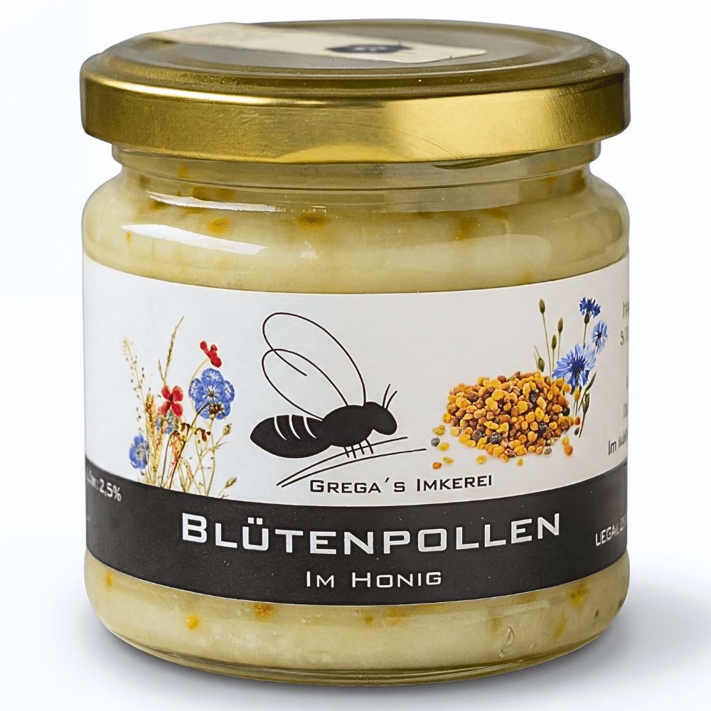 Grega´s Imkerei Blütenpollen im Honig 250 g