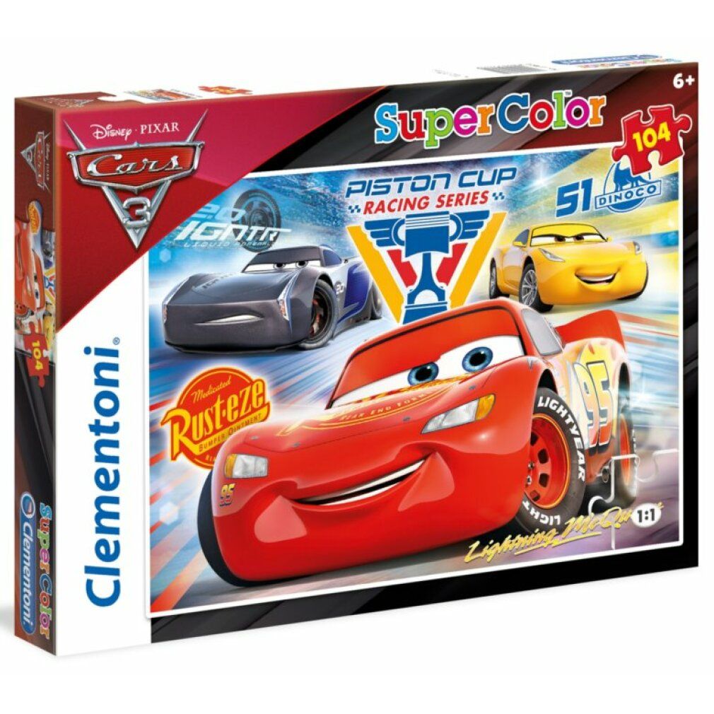 Clementoni 104Pcs. Puzzle Cars3 27072 X6