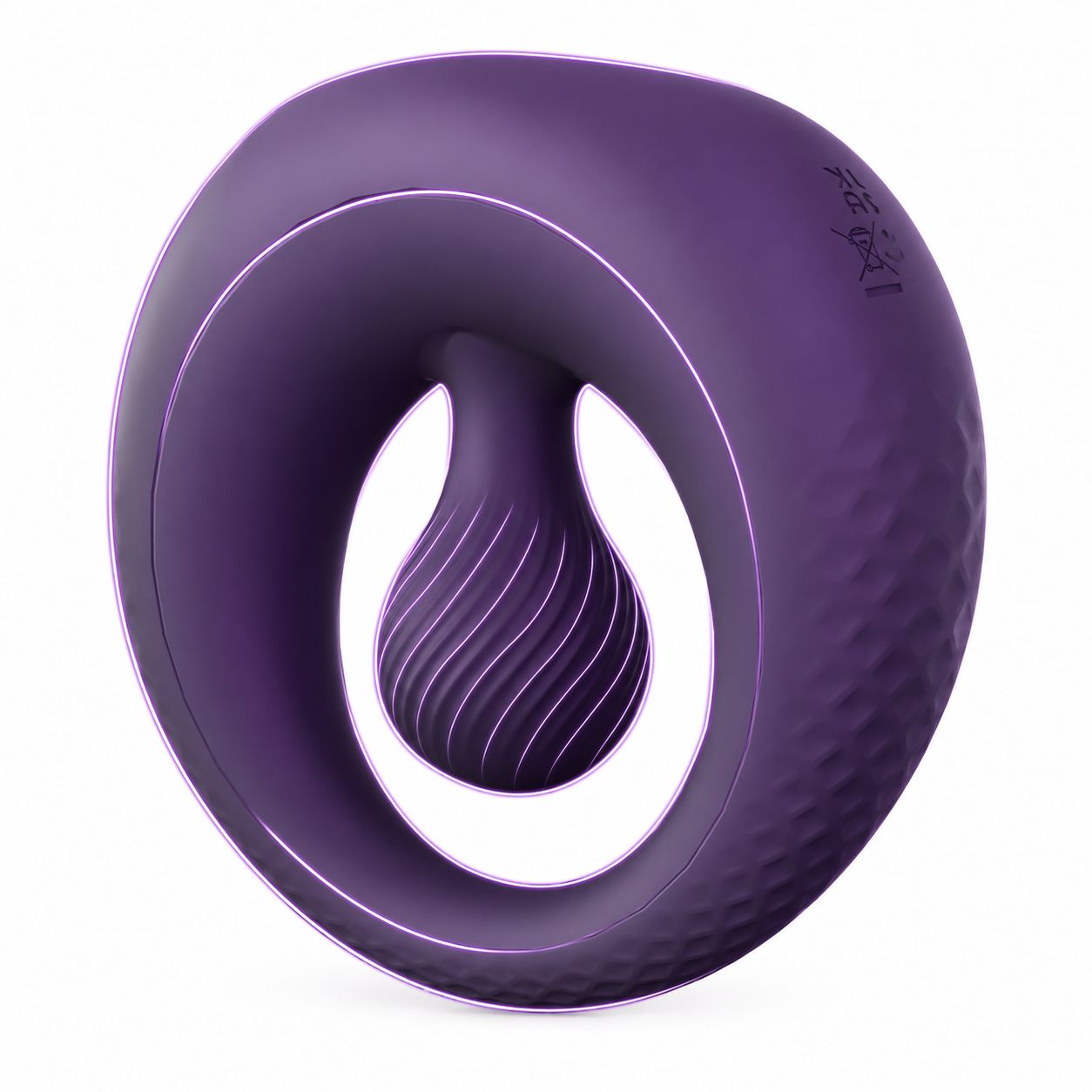 YAWNSHE anello vibrante per il pene con perline regolabili a 360°