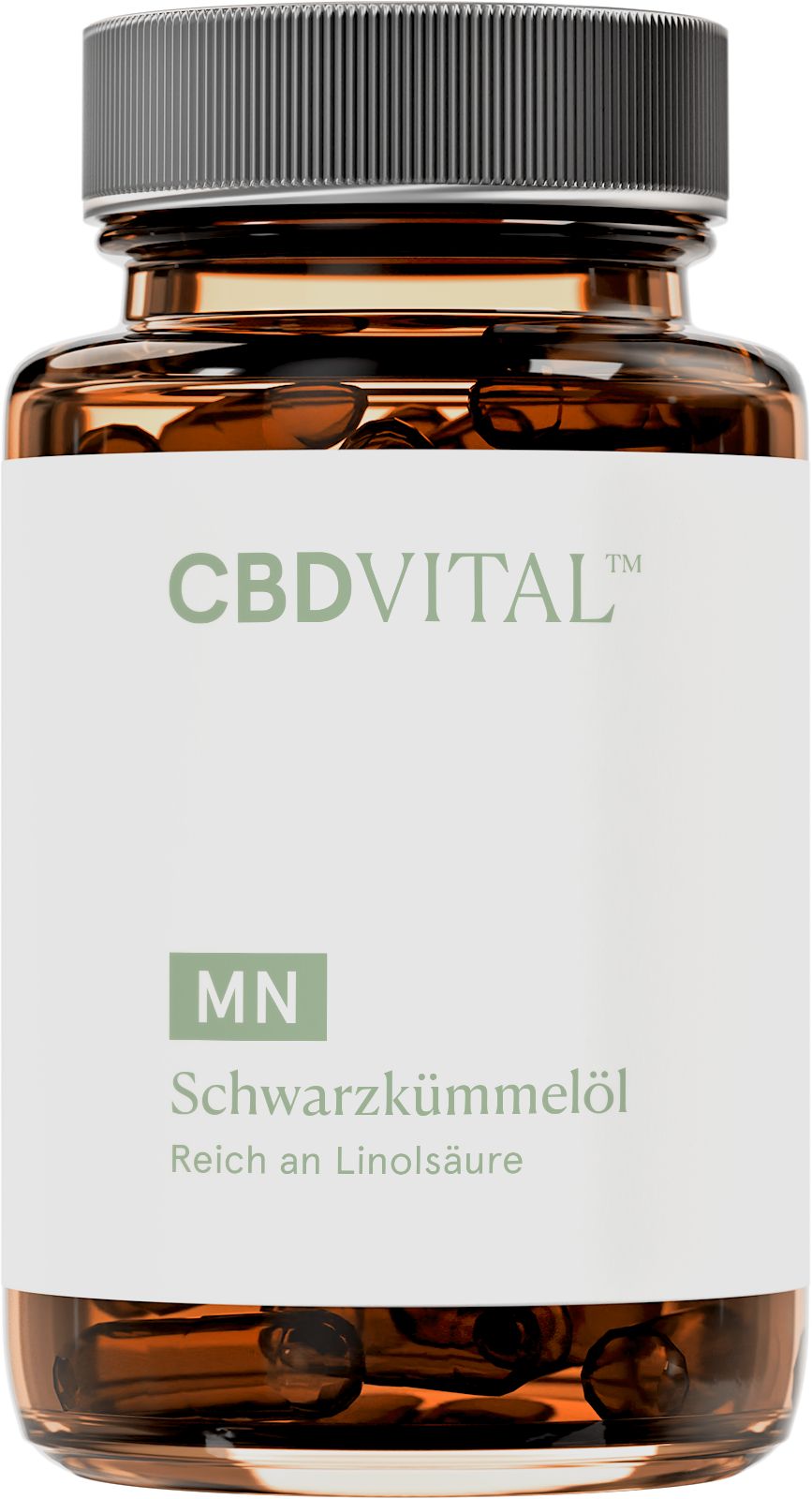 CBD Vital Schwarzkümmelöl Kapseln | Rein & naturbelassen 60 St