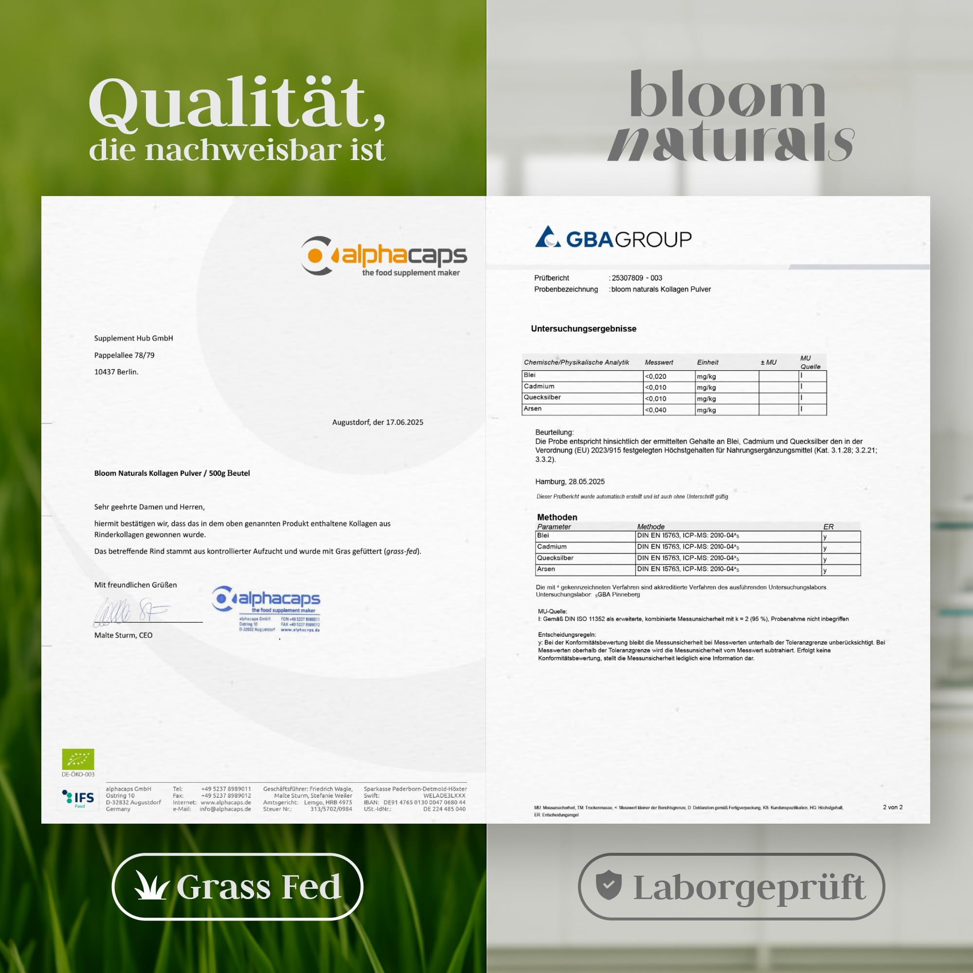 Bloom Naturals Collagen Hydrolysat Pulver