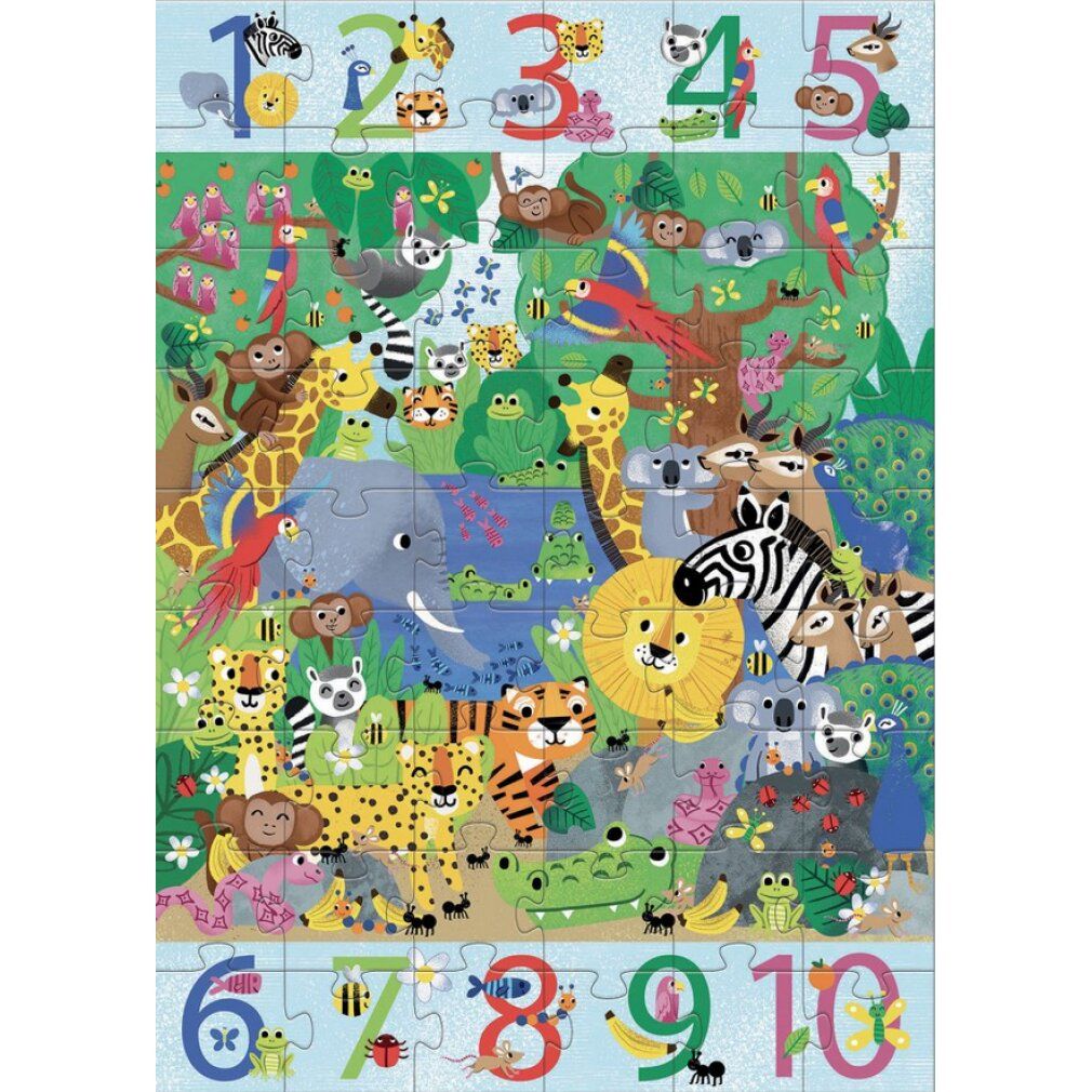 djeco Dschungel Puzzle 54 Teile