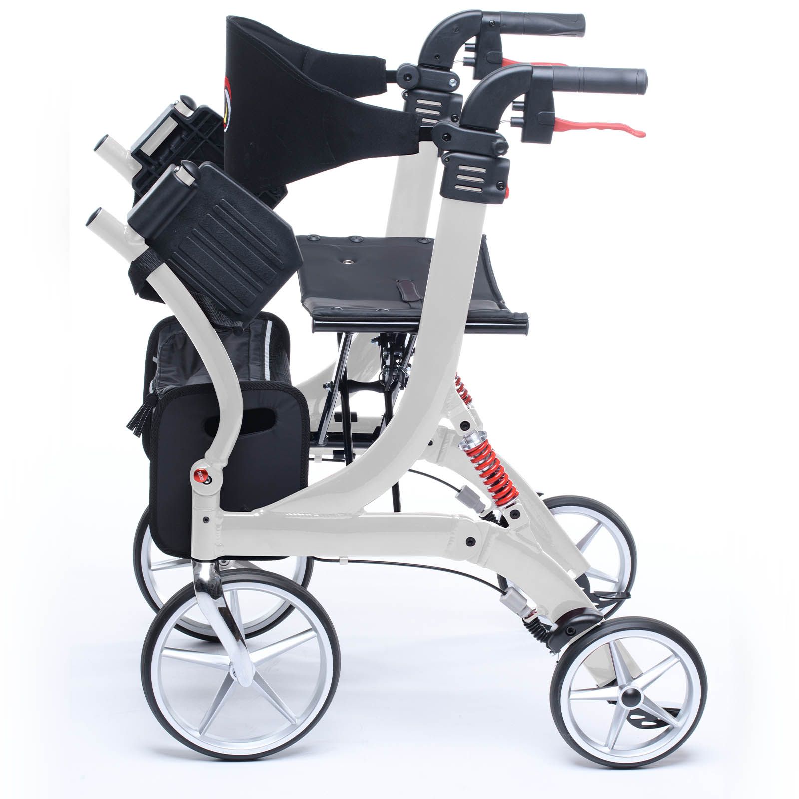 2 in 1 Rollator SPRING VARIO mit Rollstuhl Funktion | Bescomedical