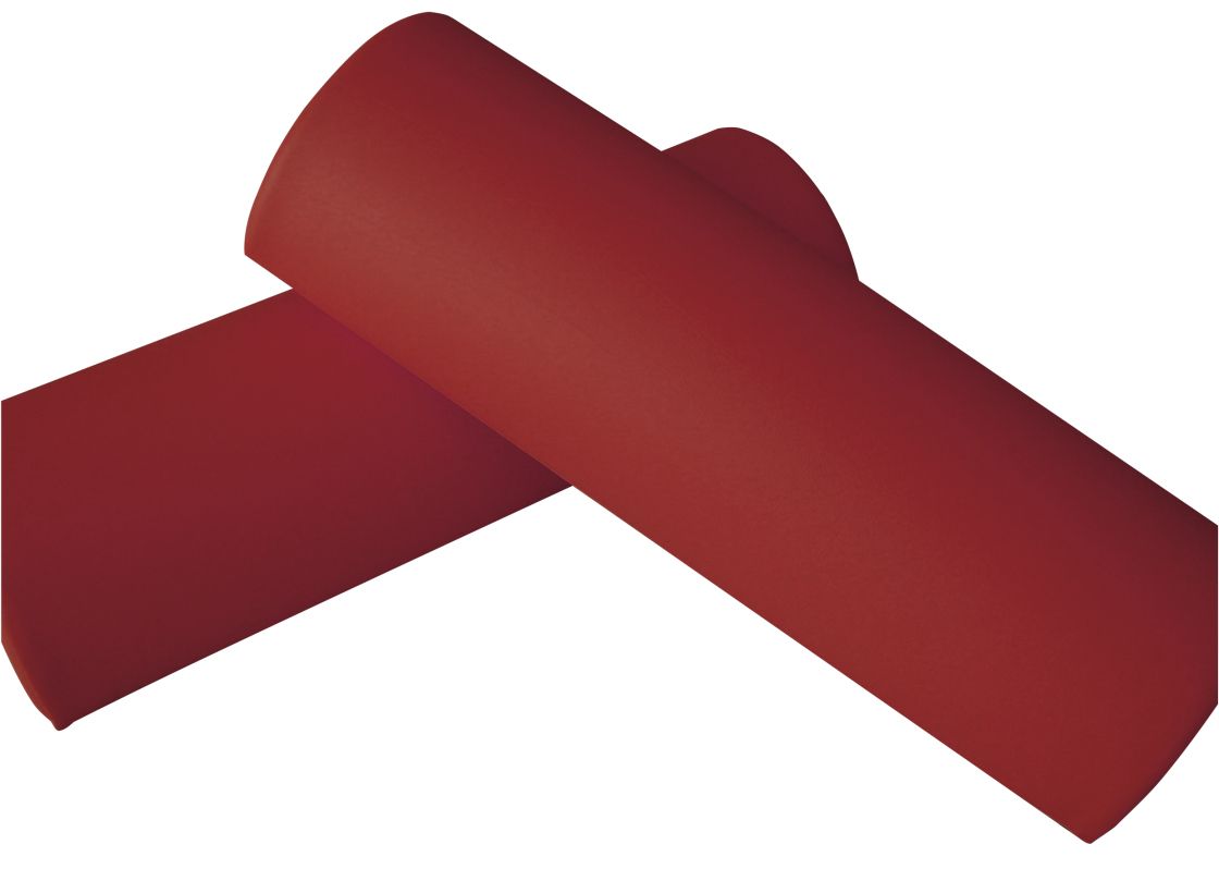 Kübler Sport® Halbrolle - Lagerungshilfe, Rot, 50 x 18 x 9 cm
