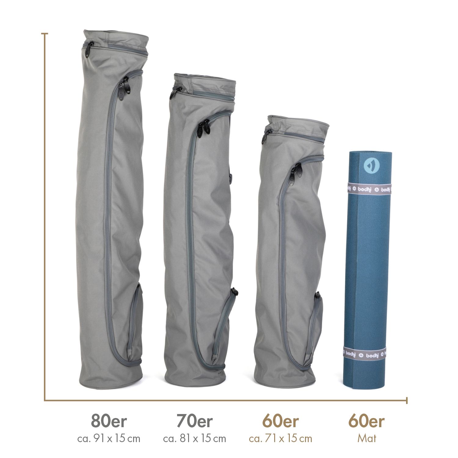 bodhi Yogamatten Tasche Asana Bag 60 dunkelblau