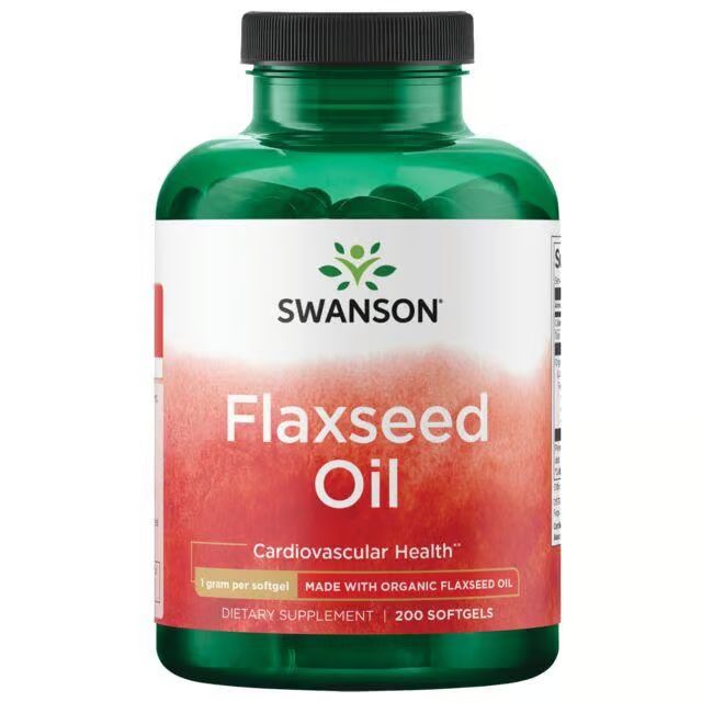SWANSON Olio di semi di lino 1000 mg 200 Pc