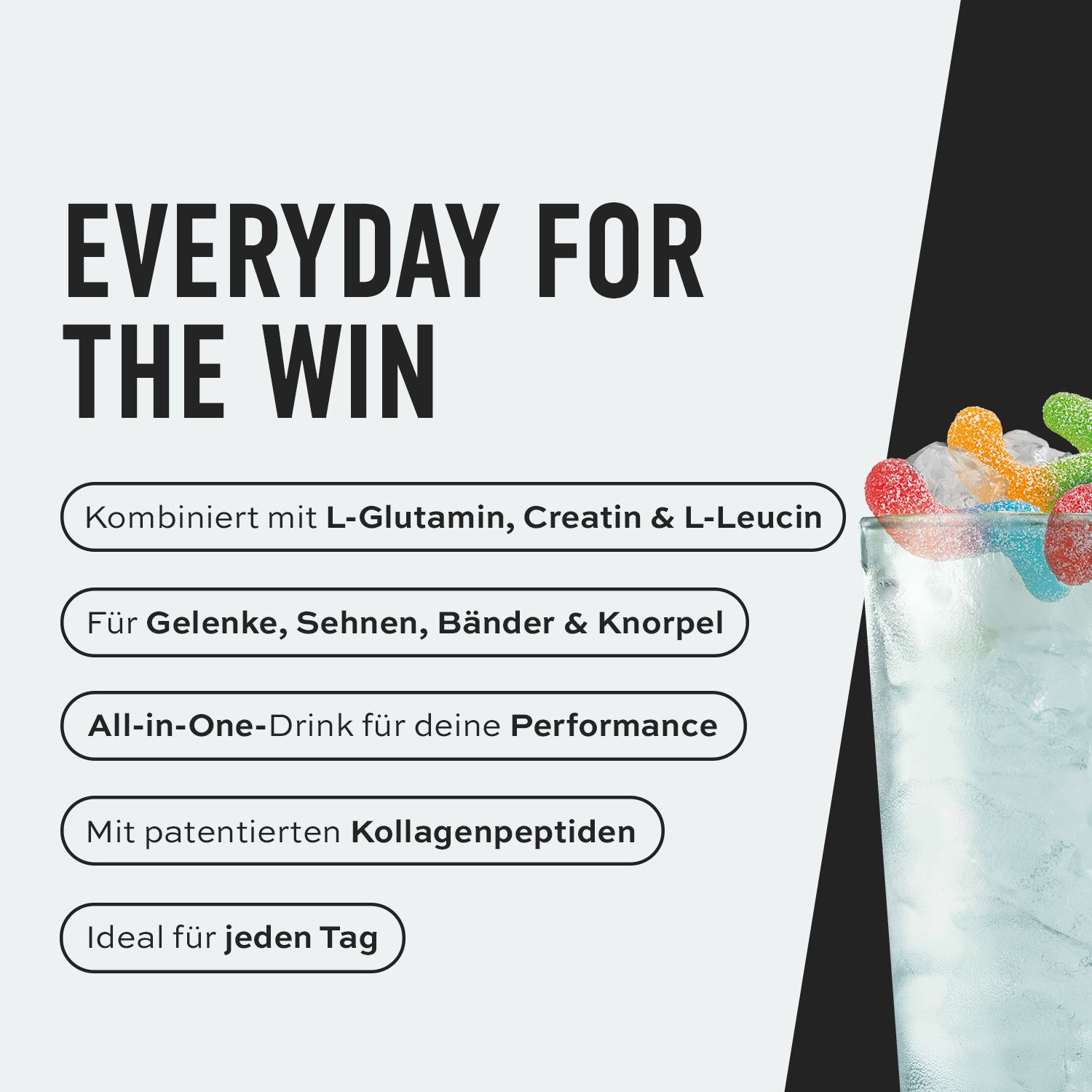 ESN Daily Kollagen, Glutamin, Kreatin Pulver