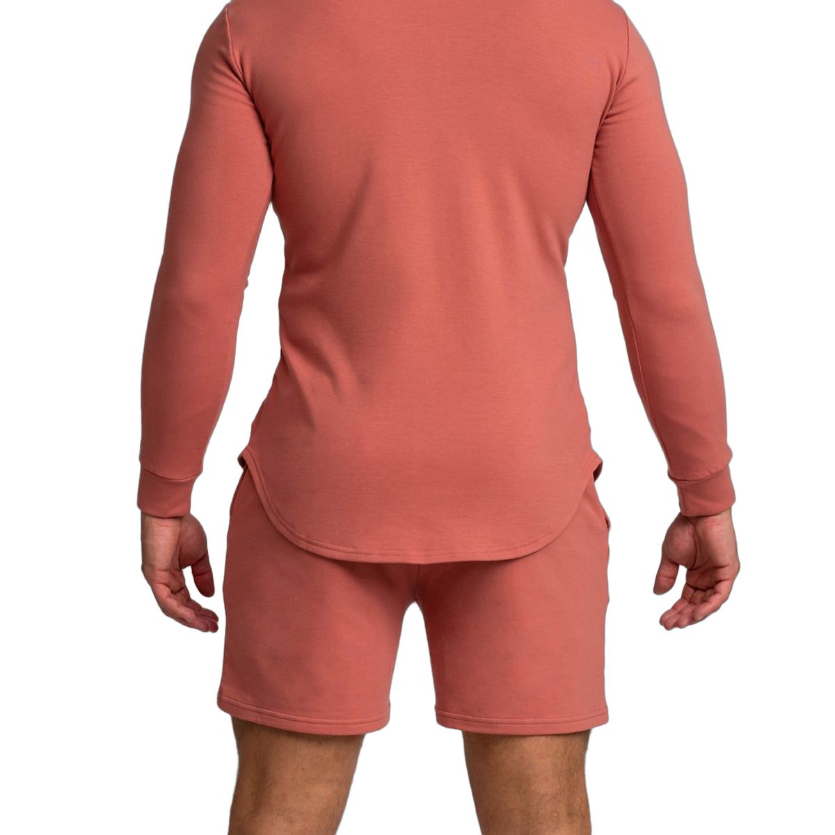 GymBeam Shorts Herren regular mit Kordelzug, Taschen und Modell Cinnamon