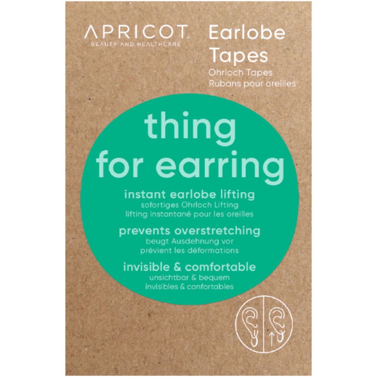 Apricot, Earlobe Tapes "thing for earring"