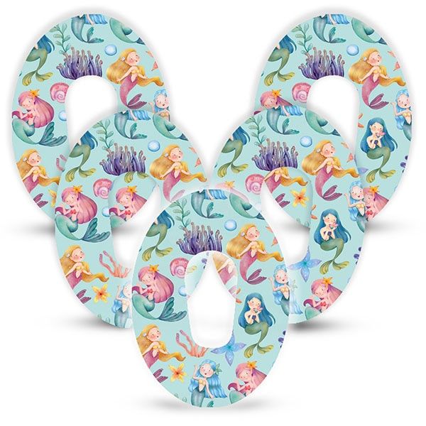 Diasticker® Dexcom G6 Fixiertapes "Lovely Mermaids"