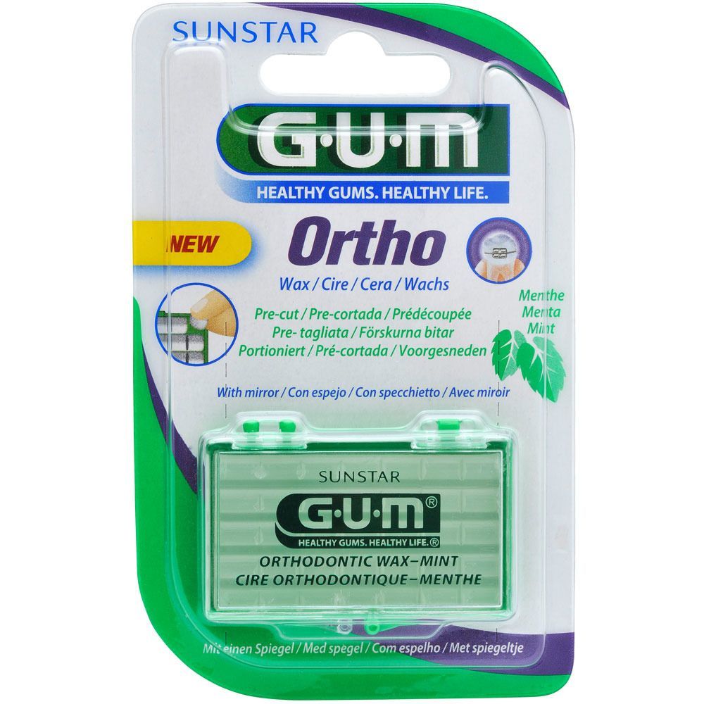 GUM® Ortho Wachs Mint 723