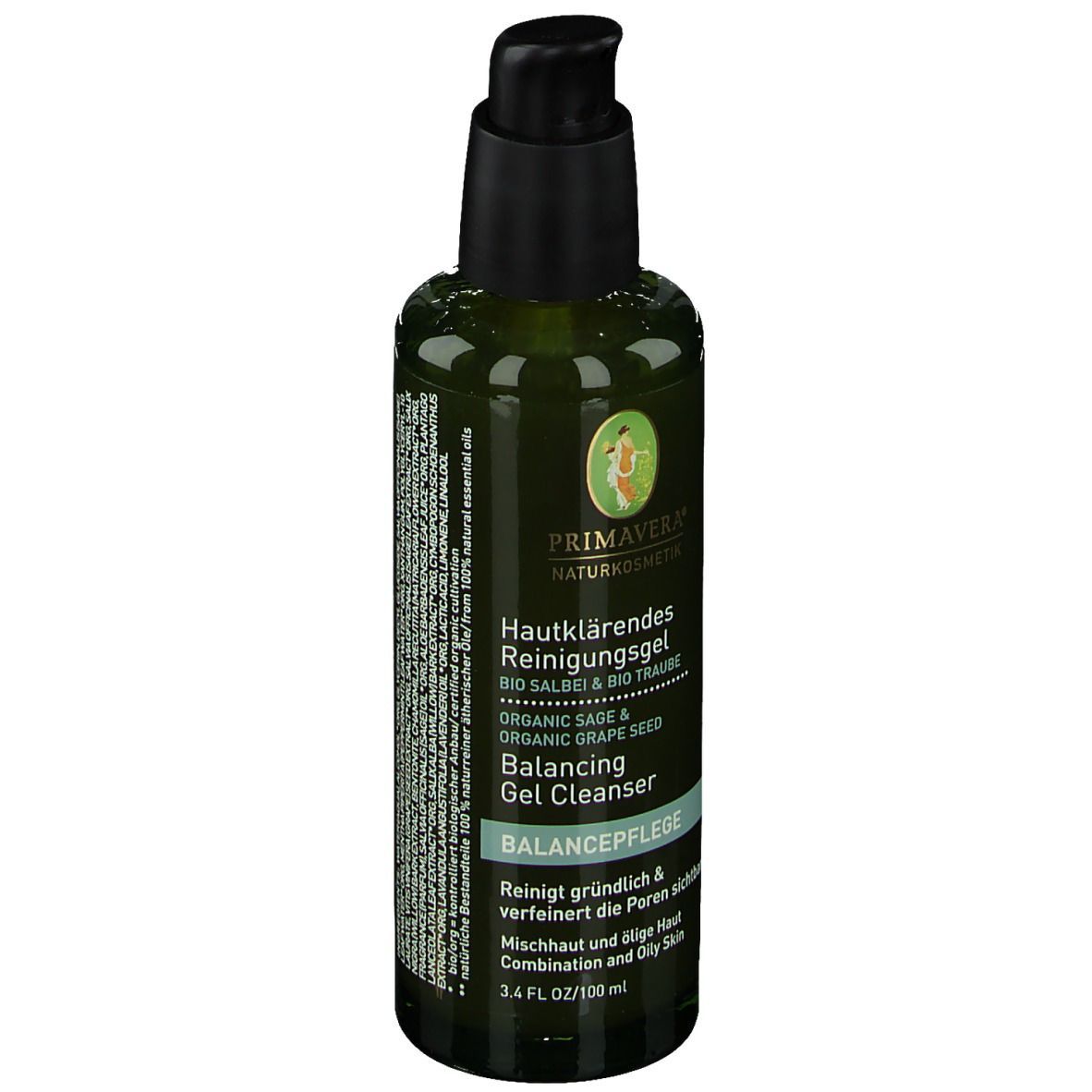 PRIMAVERA® Hautklärendes Reinigungsgel Salbei-Traube