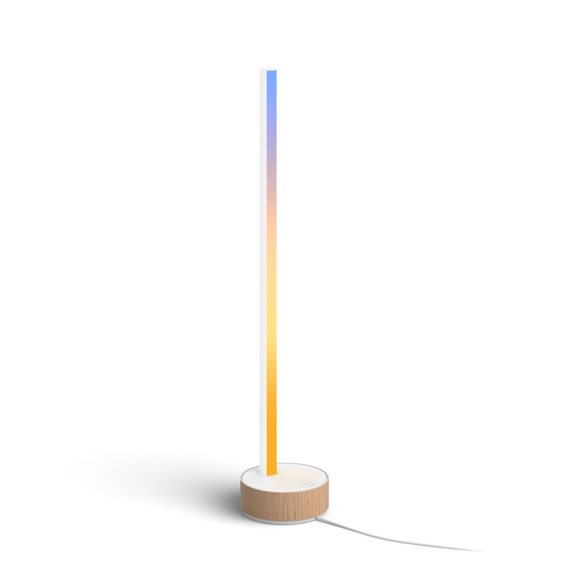 Philips Gradient Signe Hue Lampada Tavolo Effetto Legno - Regola il tuo Ciclo Circadiano