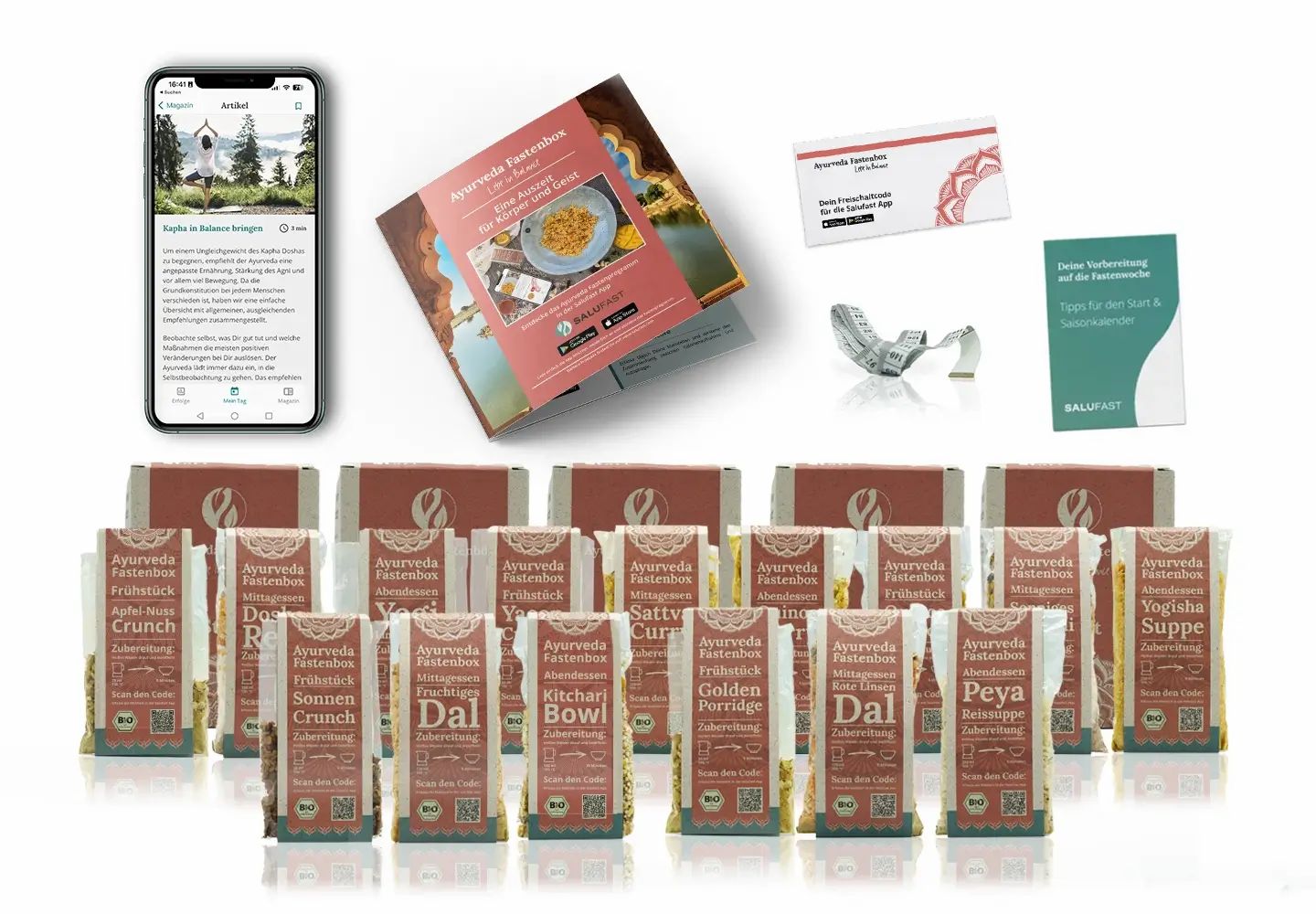 Salufast Ayurveda Fastenbox für 5 Tage
