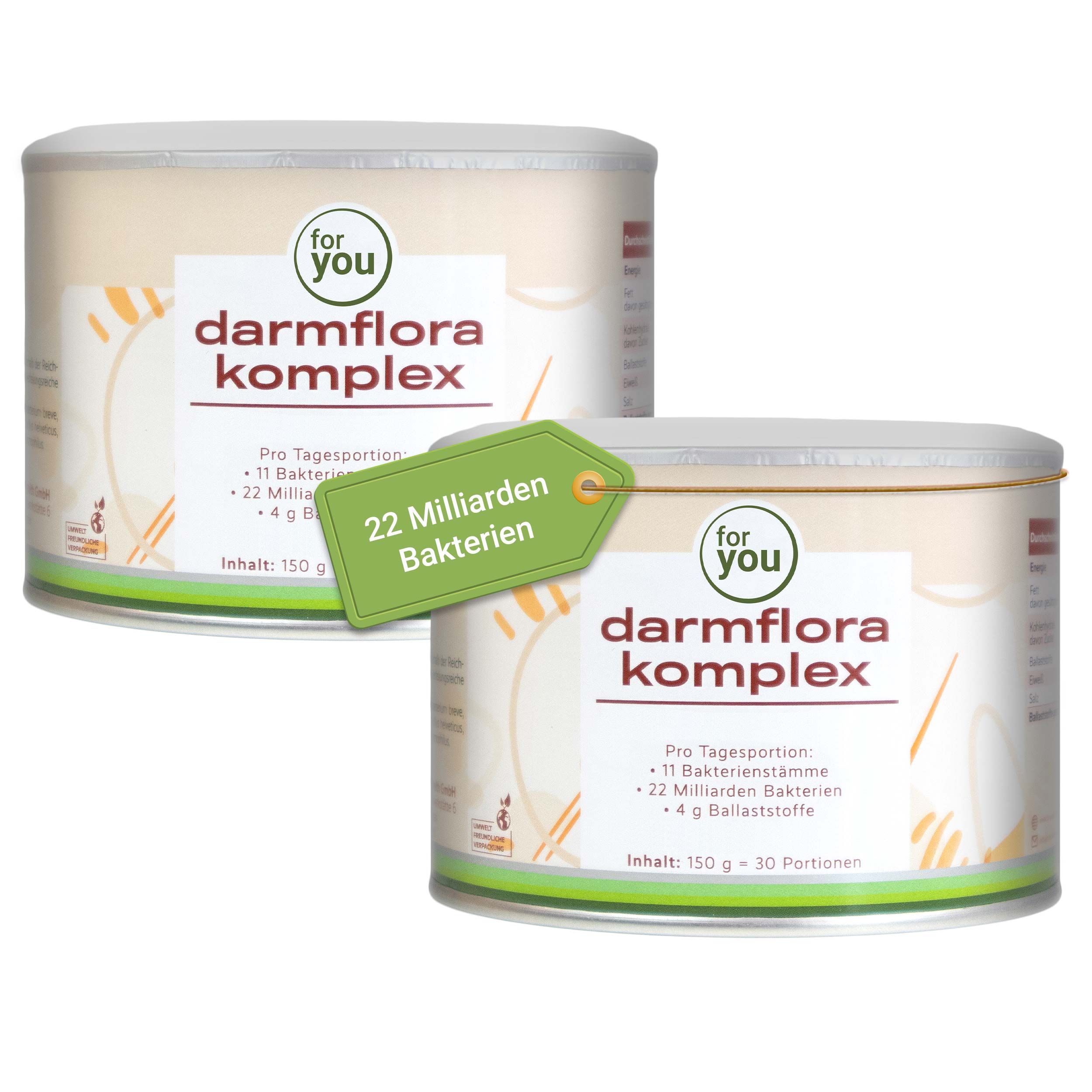for you Darmflora Komplex Doppelpack 300 g Pulver