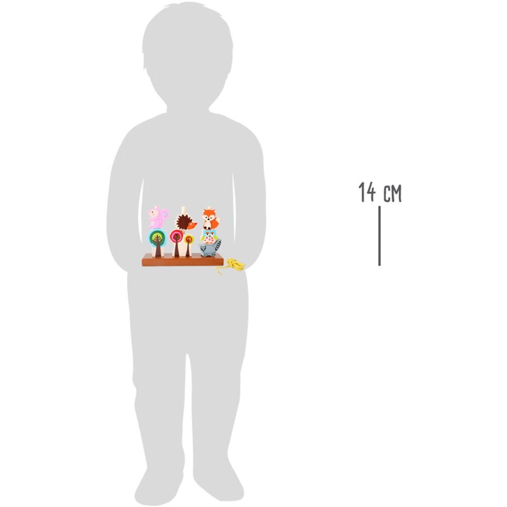 Steck- und fädelspiel Waldtiere
