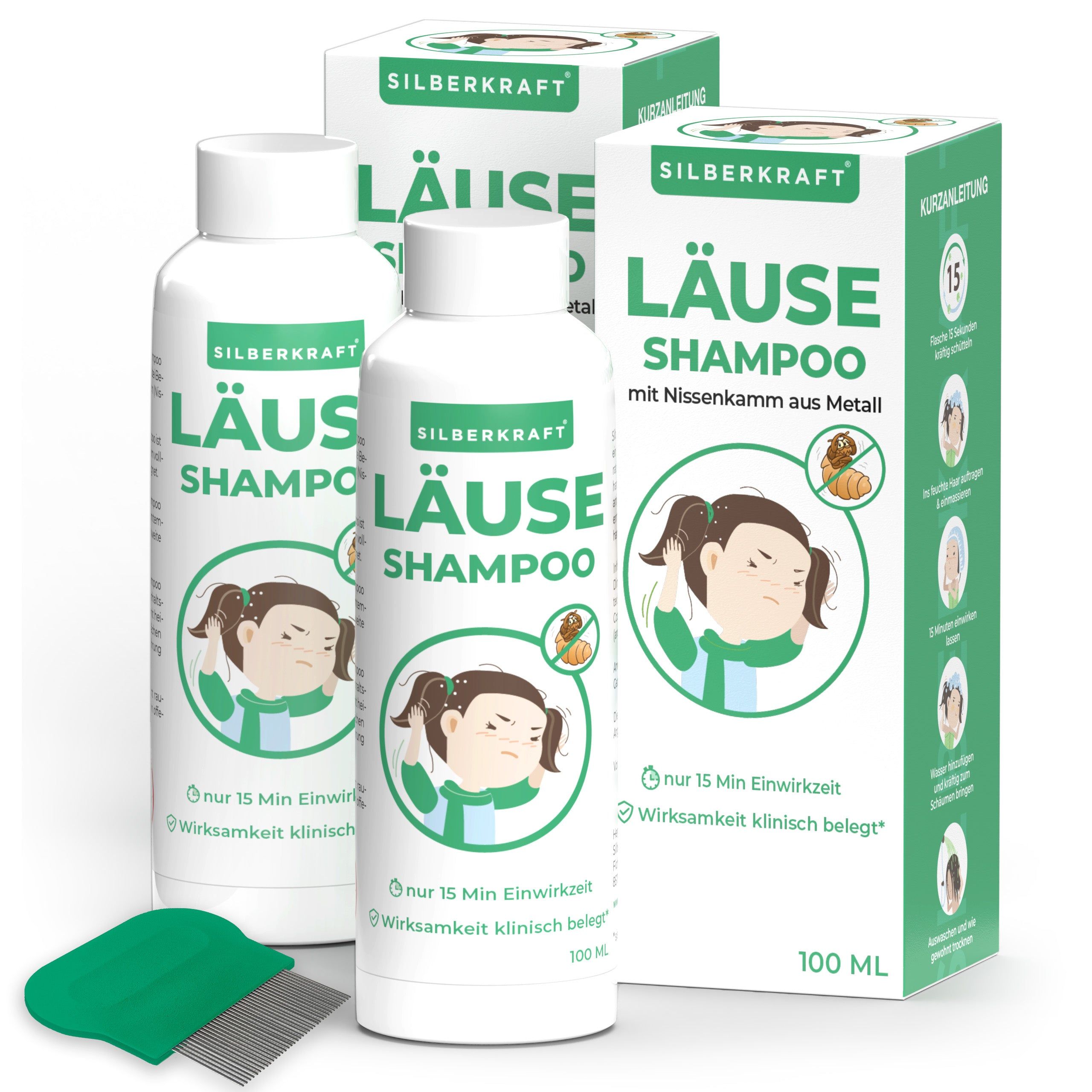 SILBERKRAFT Läuseshampoo