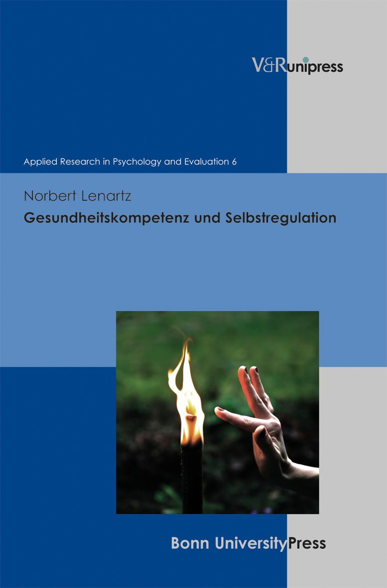 Buchcover: Gesundheitskompetenz und Selbstregulation von Norbert Lenartz. V&R unipress, Bonn University Press.