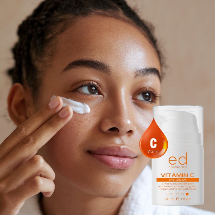 ED COSMETICS Vitamin C Augenpflege – Aufhellung, ANTI-AGING & Schutz EYE CONTOUR CREAM