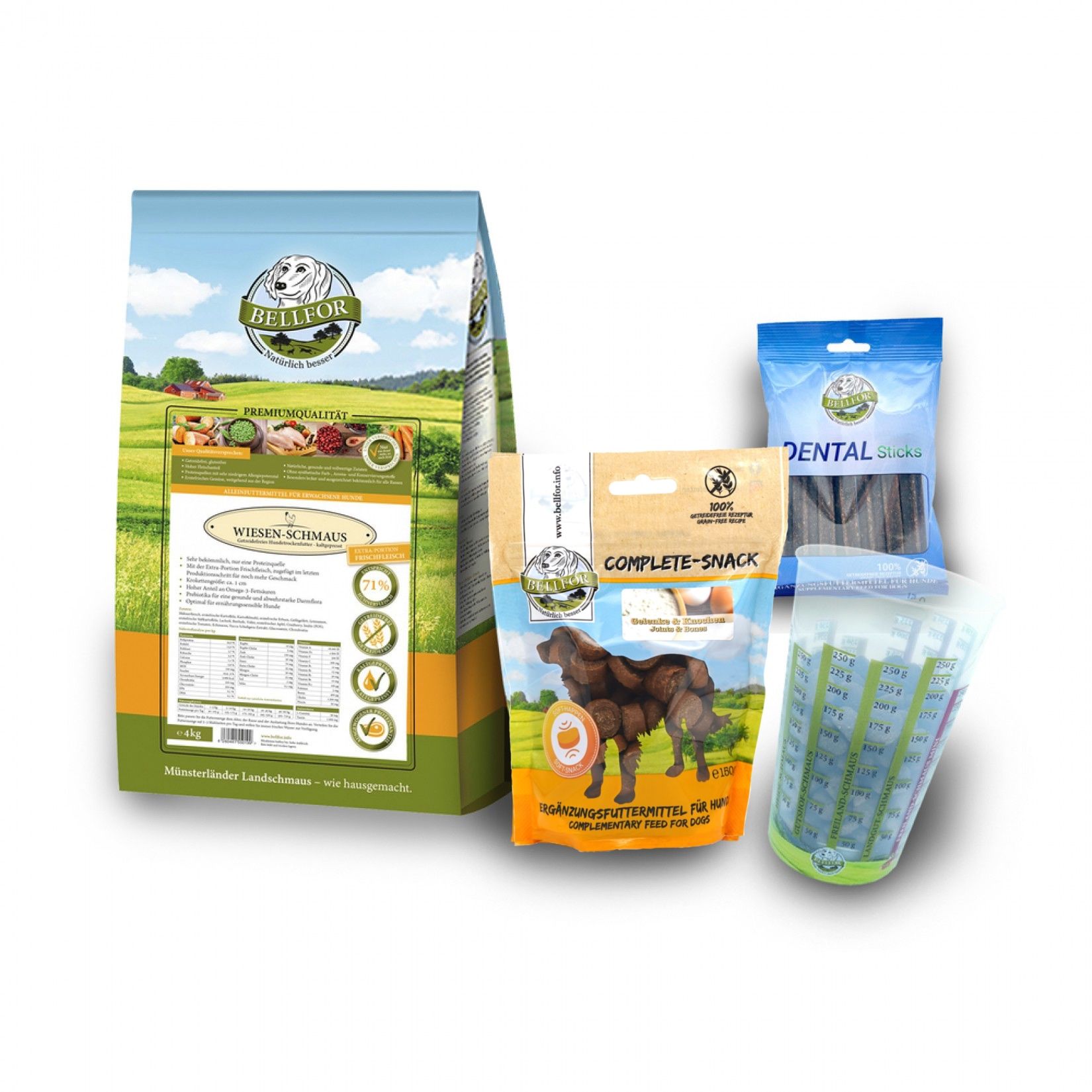 Bellfor Neufundländer Futter Set für Hunde