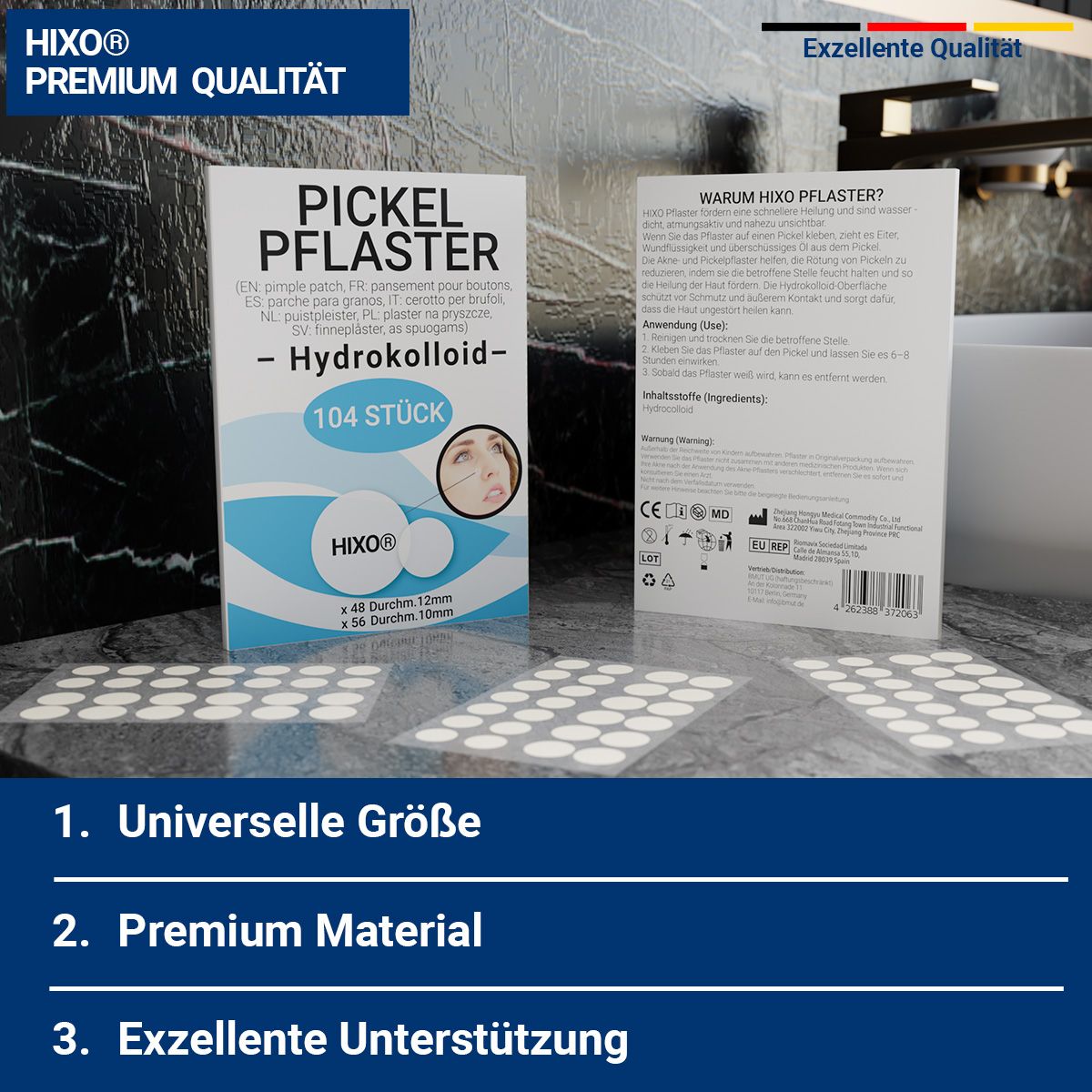 HIXO Pickelpflaster Anti-Pickel Patch
