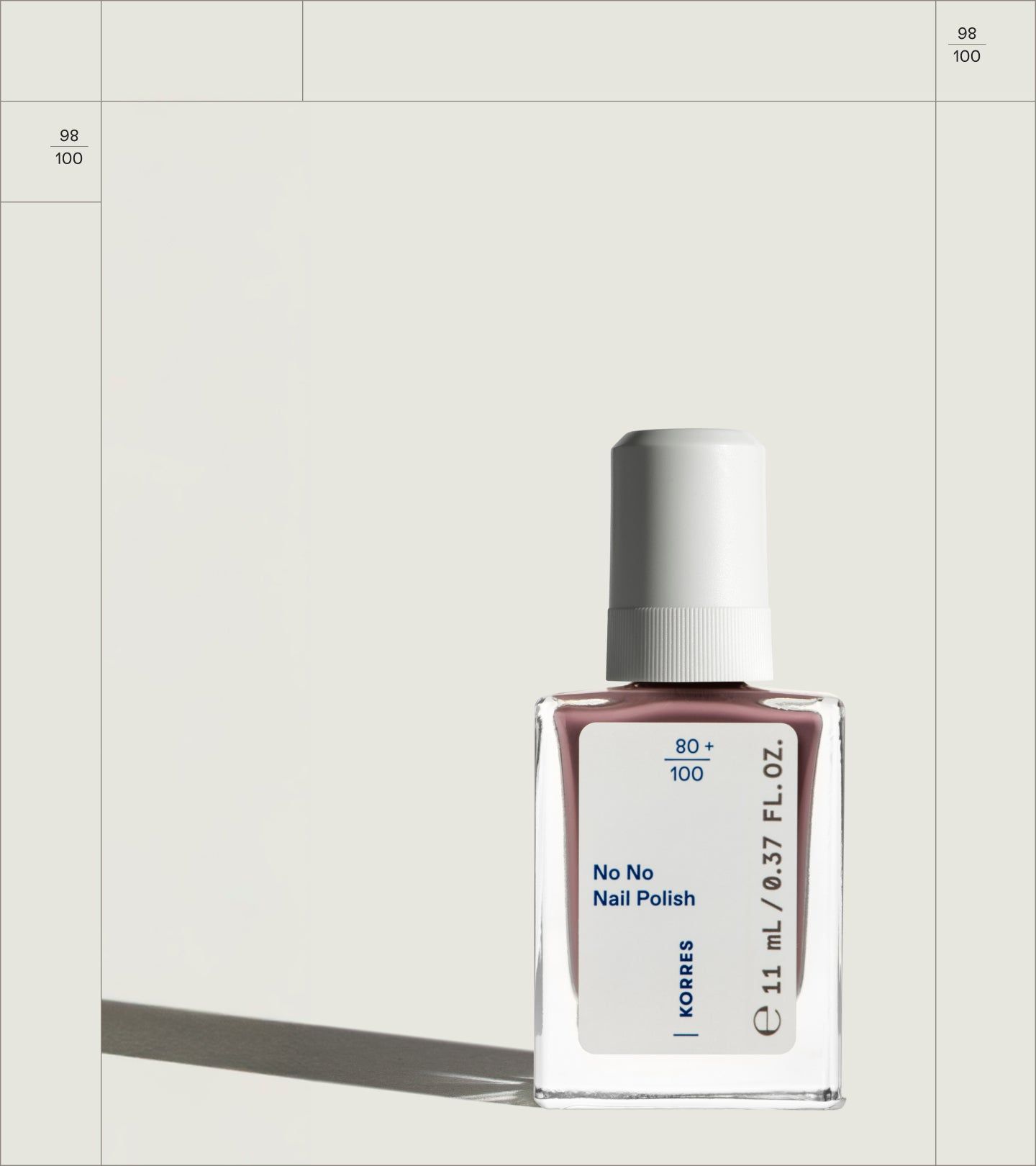 Korres No Nail Polish 66 prune 11 ml Flaschen