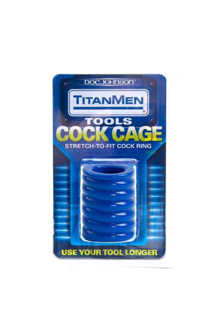 TitanMen Cock Cage - Blue