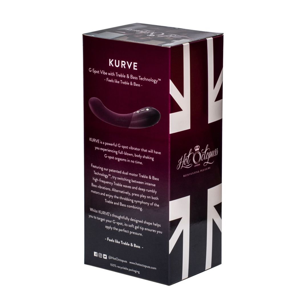 Hot Octopuss Kurve G-Punkt-Vibrator - Pflaume