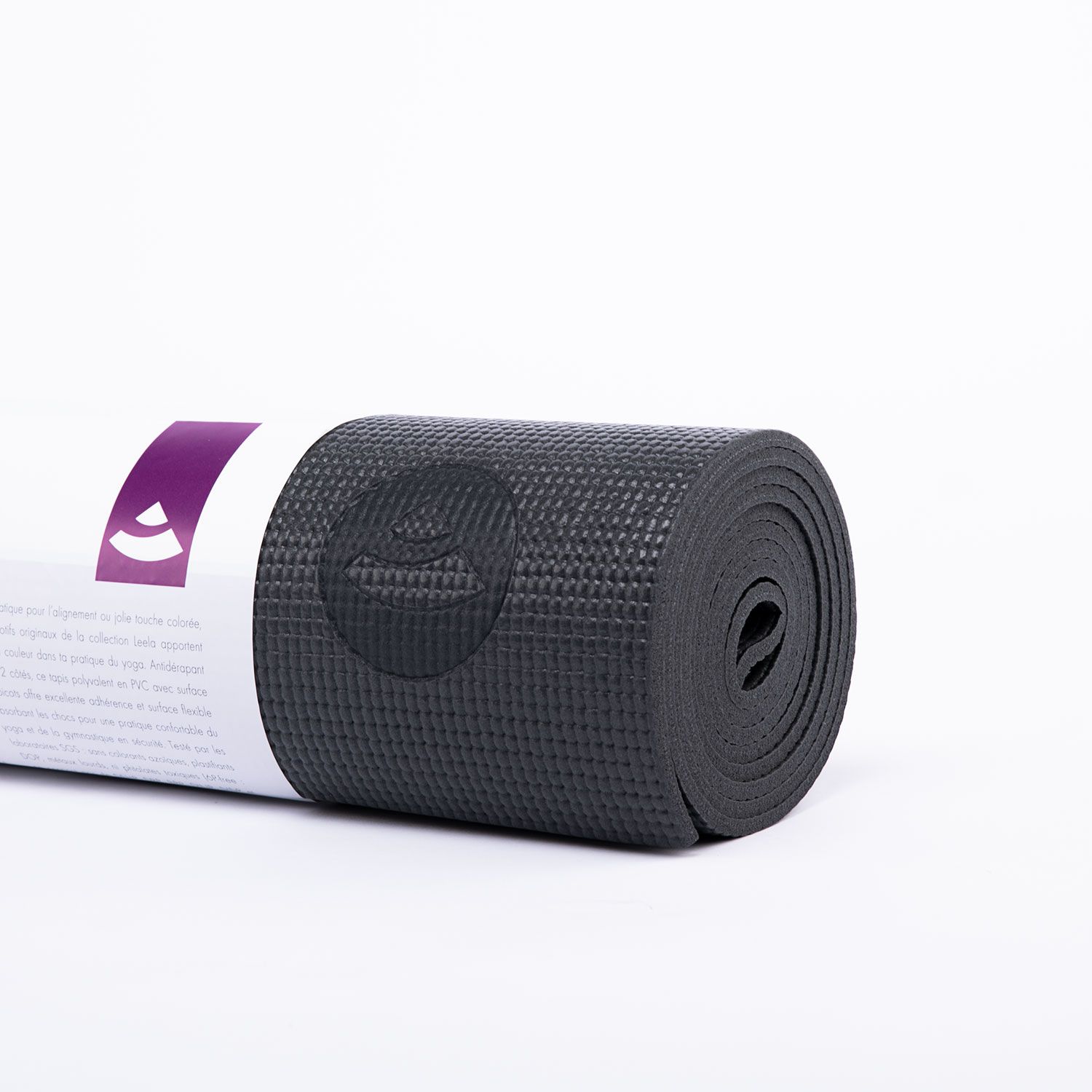 bodhi Yogamatte LEELA Collection anthrazit aus PVC