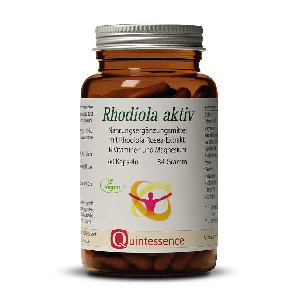 Rhodiola aktiv Kapseln von Quintessence