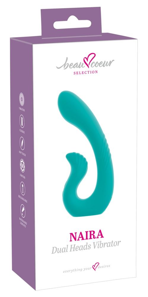 beau coeur - Vibrator Dualköpfe für innen & außen 1 St