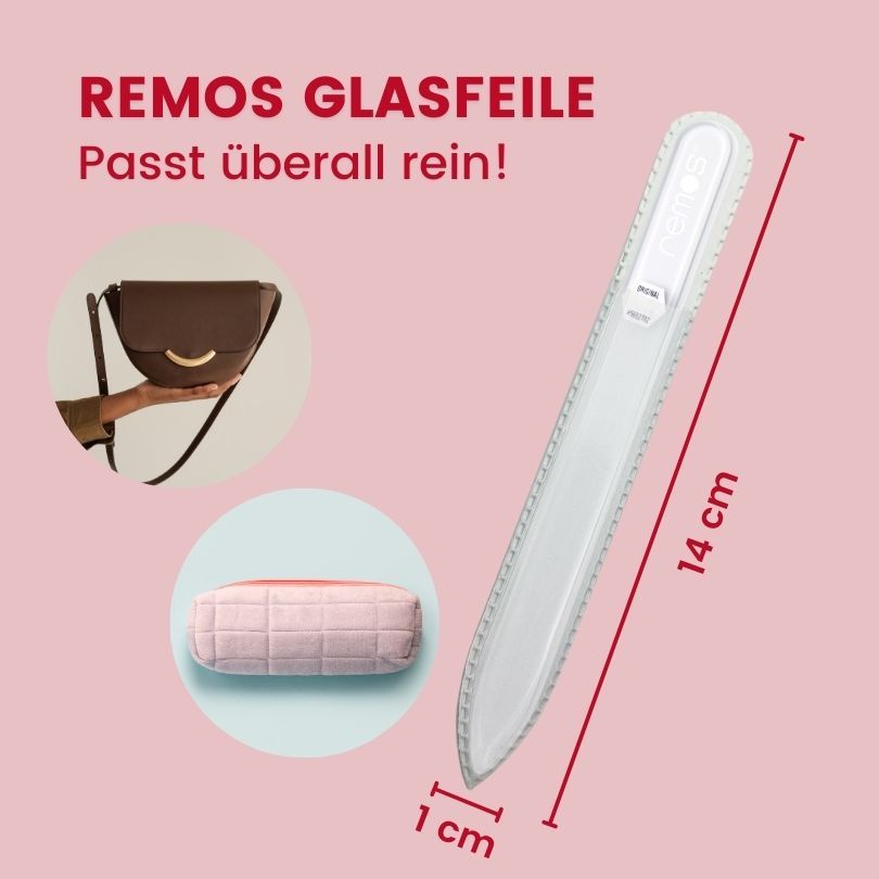REMOS Glasnagelfeile, beidseitig