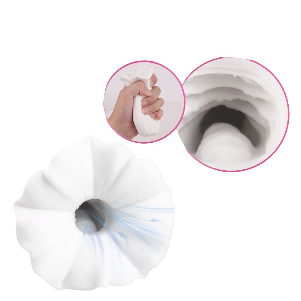 Pleasure Place- Blütenförmiger Masturbator für Männer aus weichem Silikon