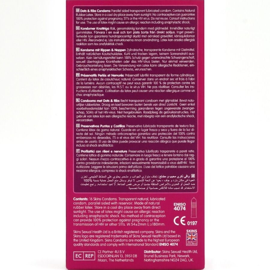 Skins - Dots & Ribs - Premium-Kondome