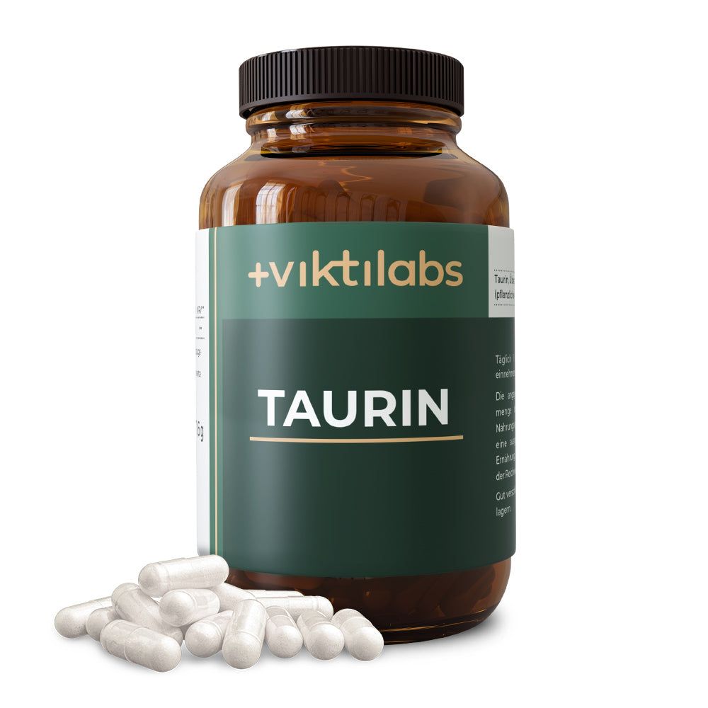 Viktilabs Aminosäure Taurin: Hochdosiert mit 500 mg je Kapsel