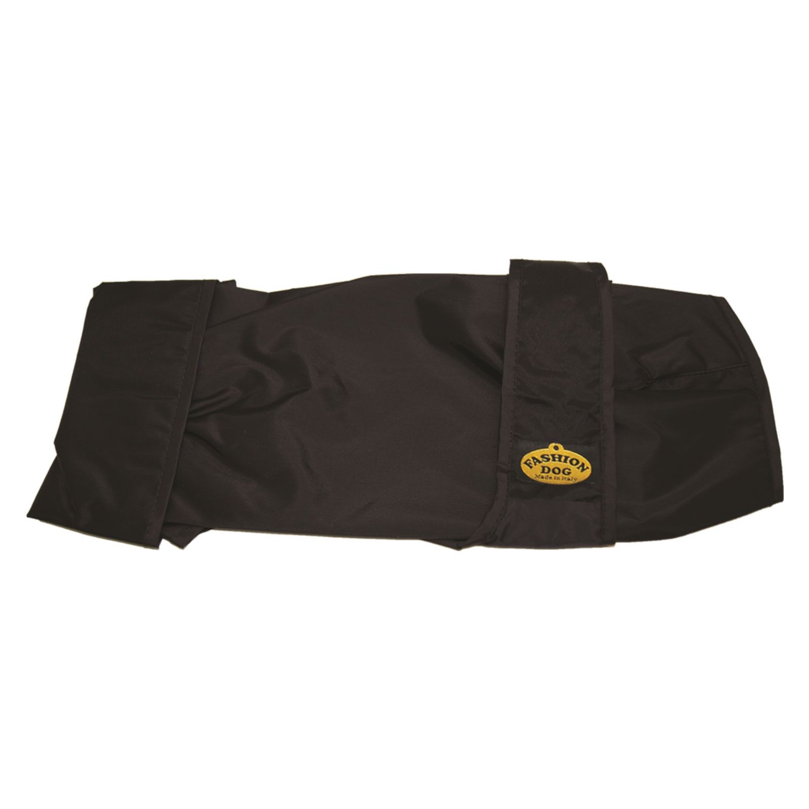 Fashion Dog Regenmantel für Hunde - Schwarz - 80 cm